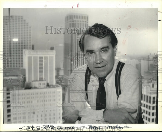 1990 Press Photo Donald Ensenat, 650 Poydras Street, New Orleans. - Historic Images