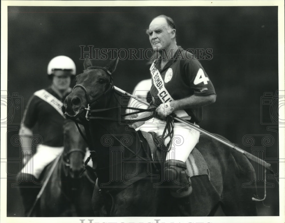 1992 Press Photo Major Ronald Ferguson, captain of Bombay Polo Club team - Historic Images