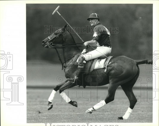 1992 Press Photo Polo - Mayor Ronald Ferguson during St. Tammany Hospice Benefit - Historic Images