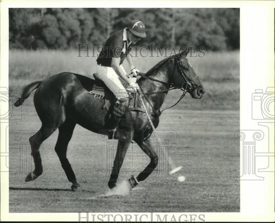 1989 Press Photo Major Ferguson, Captain of the British International Polo Team - Historic Images