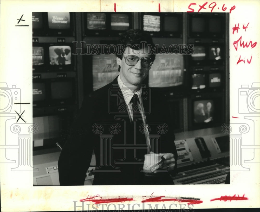 1990 Press Photo Randall Feldman, President of WYES-TV - Historic Images