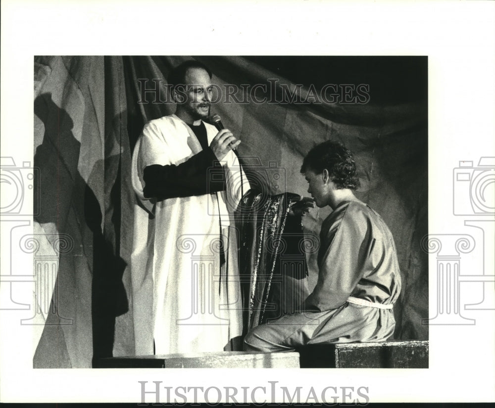 1988 Press Photo The Dreamer&#39;s Story at First Baptist Church, LaPlace - Historic Images