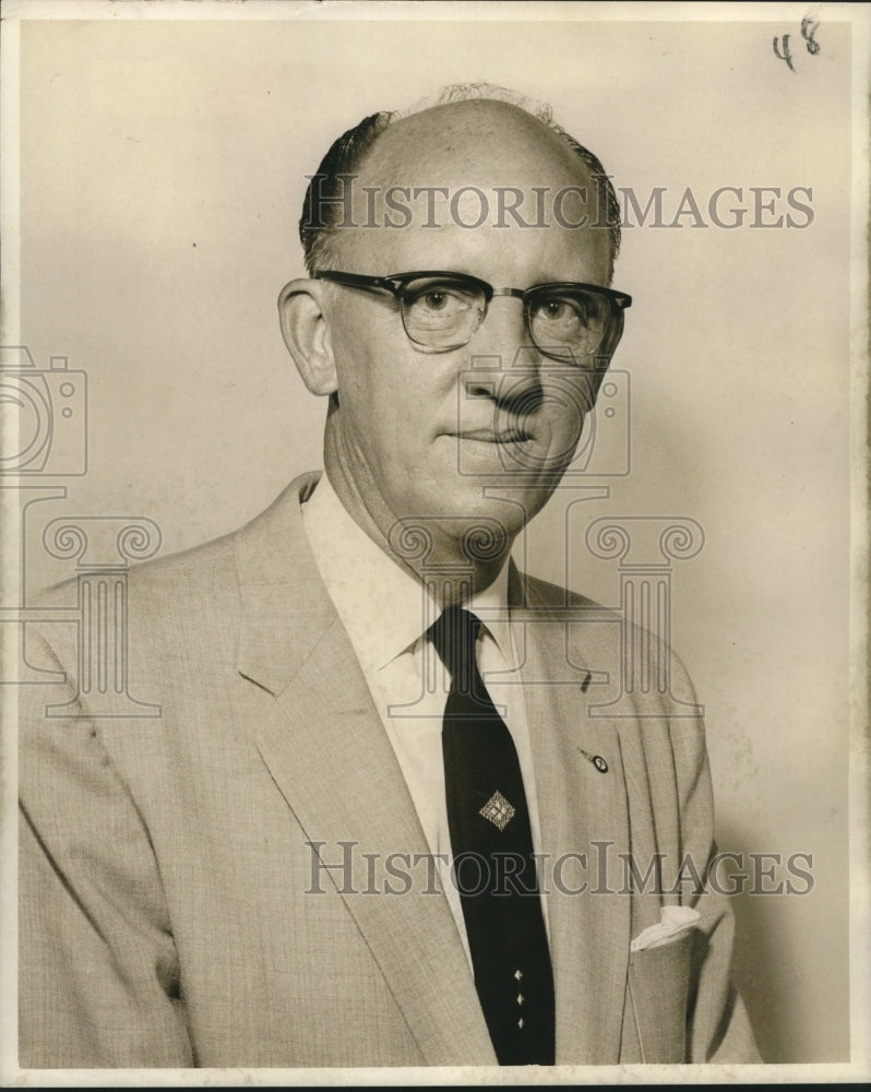 1958 Press Photo The Reverend W. M. Finnin of Louisiana - nob10164 - Historic Images