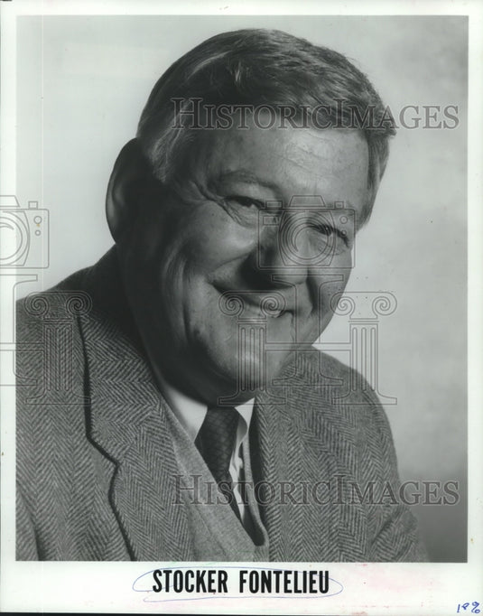 1990 Press Photo Stocker Fontelieu, actor - Historic Images