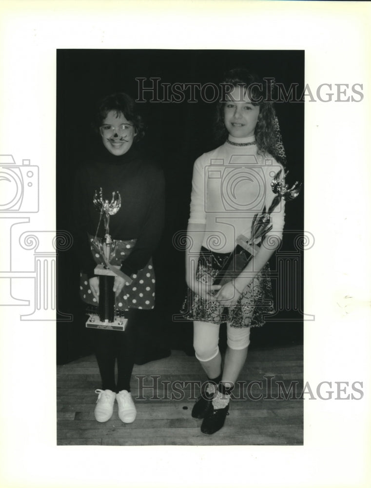 1989 Press Photo First place winners of St. Bernard Parish 4-H Talent Show - Historic Images