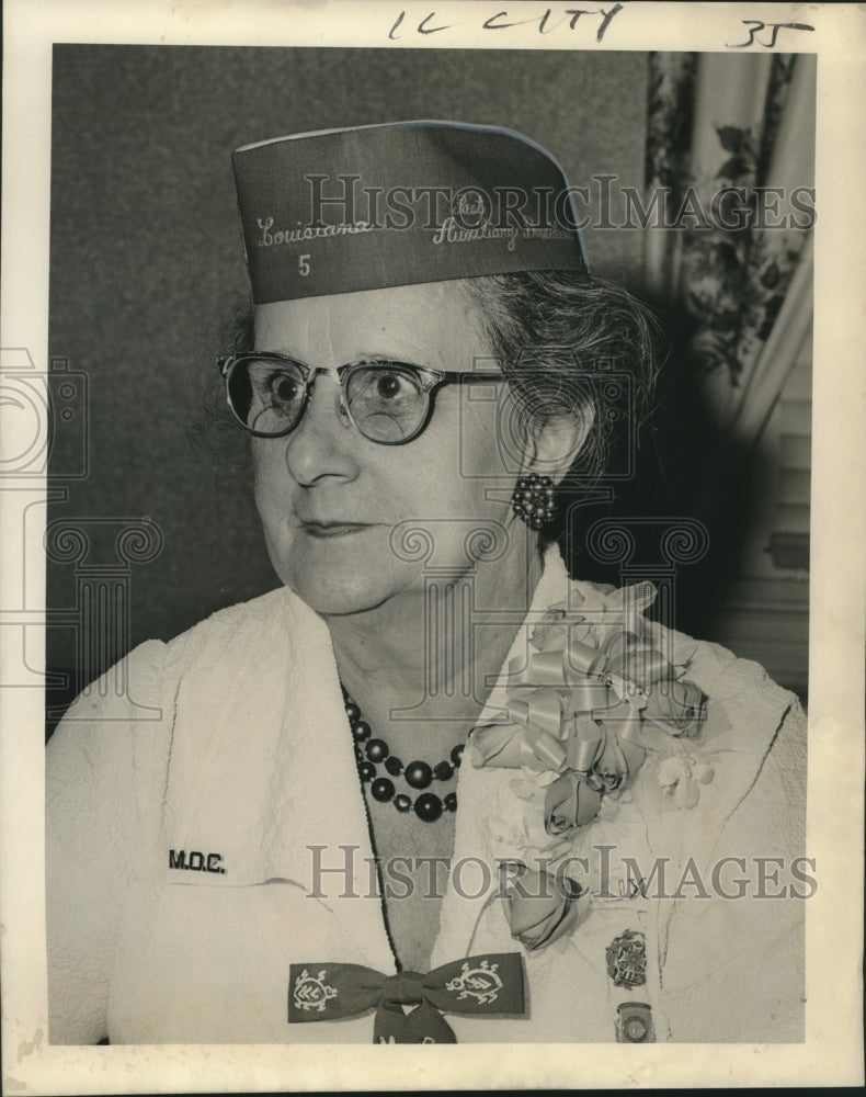 1965 Press Photo Mrs. Irma Finch of Grand Auxiliary, Military Order of Cooties - Historic Images