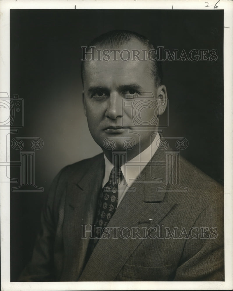 1958 Press Photo Thomas G. Fletcher, Trade and Commerce of Canada Director - Historic Images