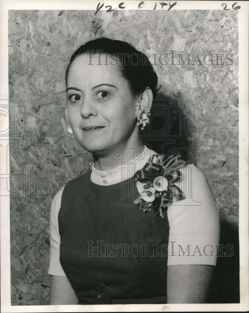 1960 Mrs. William Fleming, president of Magnolia Toastmasters Club-Historic Images