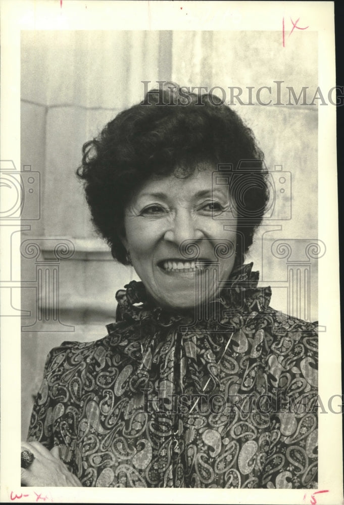 1985 Press Photo Juanita Fletcher, Xavier Alumnus of the Year - nob10532 - Historic Images