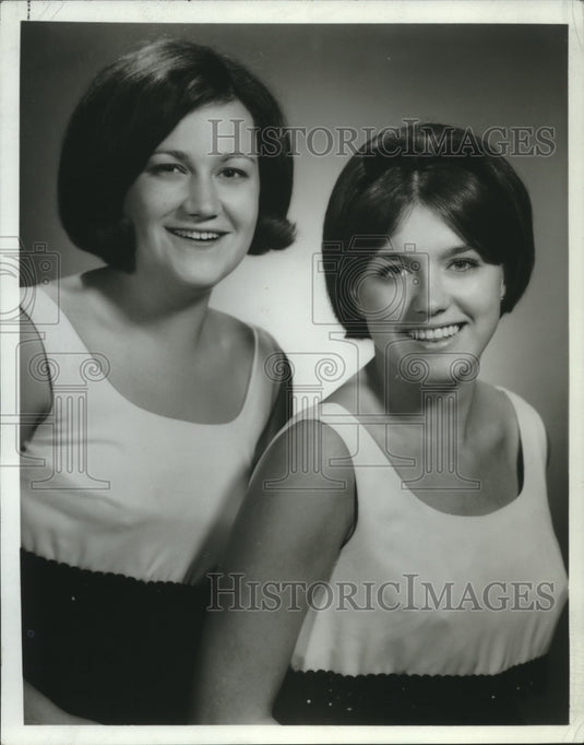 1968 Press Photo Margaret Fisk & Anita Cunningham to appear in concert at Tulane - Historic Images