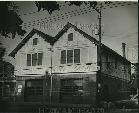 1982 Press Photo E.A. Christy's Louisiana Avenue Firehouse design. - nob10791 - Historic Images