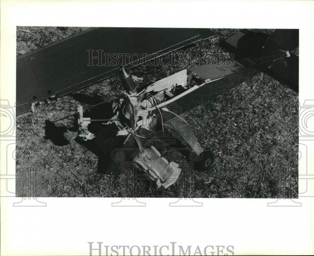 1990 Press Photo Corie Field in Verret, St. Bernard Air Club Full Scale Air Show - Historic Images