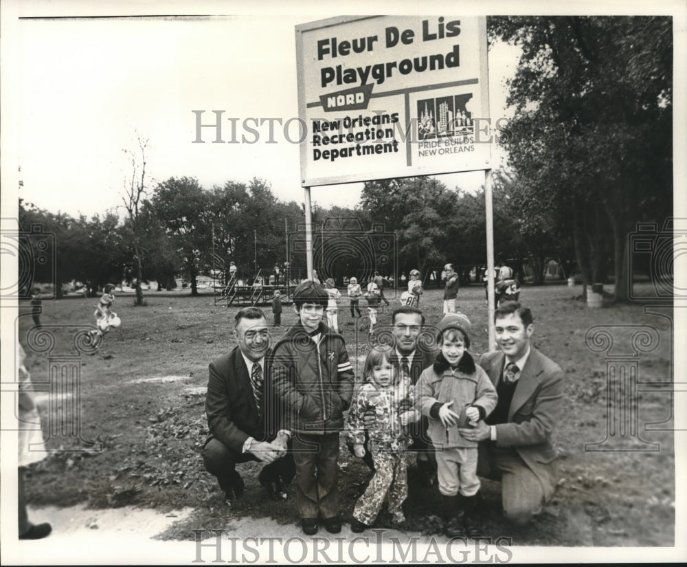 1973 Fleur De Lis Playground, New Orleans Recreation Department - Historic Images