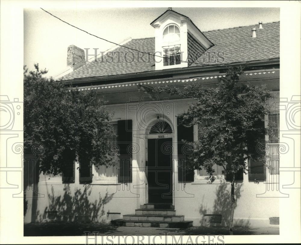 1994 Press Photo House in the Bend of Bourbon Street-1445 Bourbon New Orleans - Historic Images