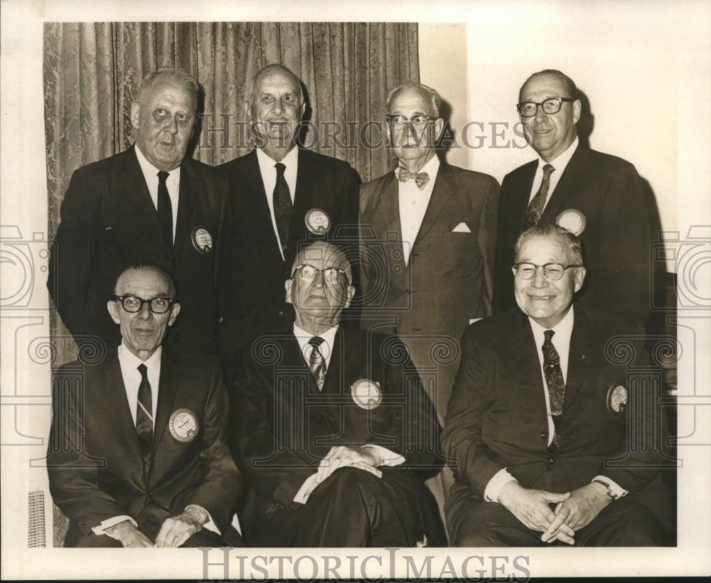1967 Kiwanis members with 25 or more years service-Historic Images