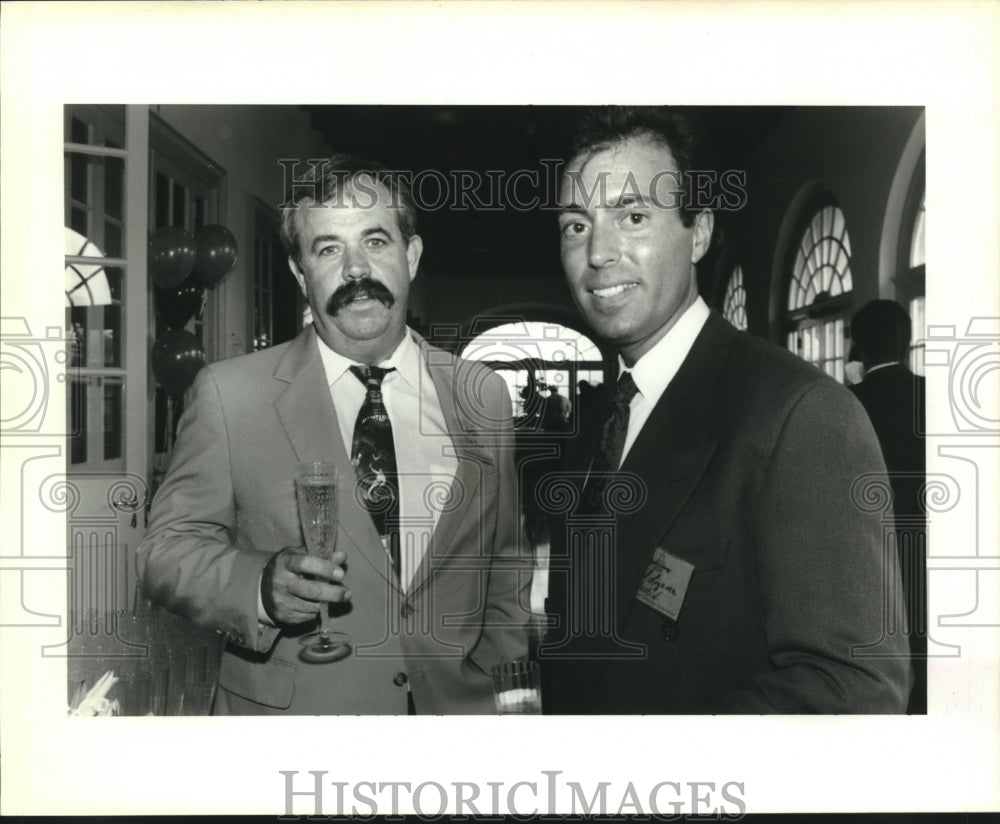 1992 Press Photo Concierge Society - Jim Fewell, Earl Lizana - nob11240 - Historic Images