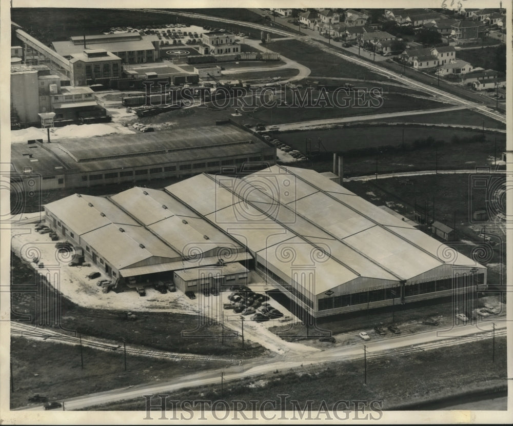 1953 Press Photo Aerial view of Edwin H. Fitler Company, officially opened today - Historic Images