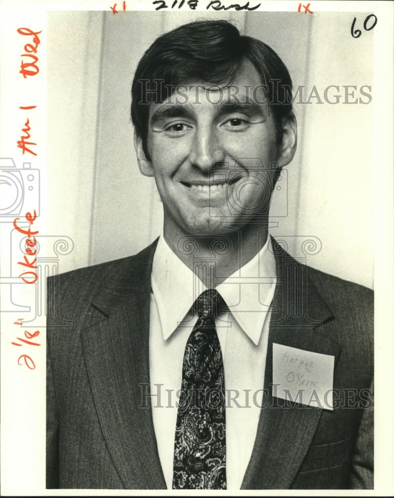 1980 Press Photo Judge Arthur O&#39;Keefe, Section A. First City Court - nob11559 - Historic Images