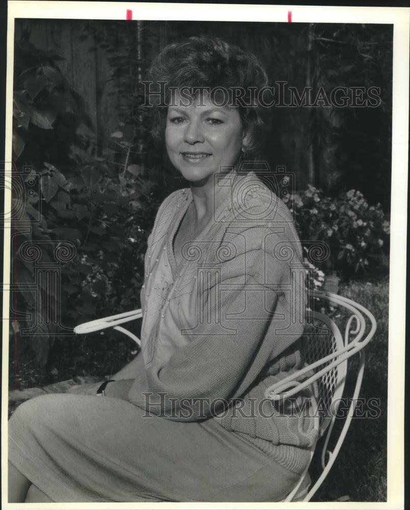 1989 Press Photo Joyce Frailicks, an actress who has several film credits. - Historic Images