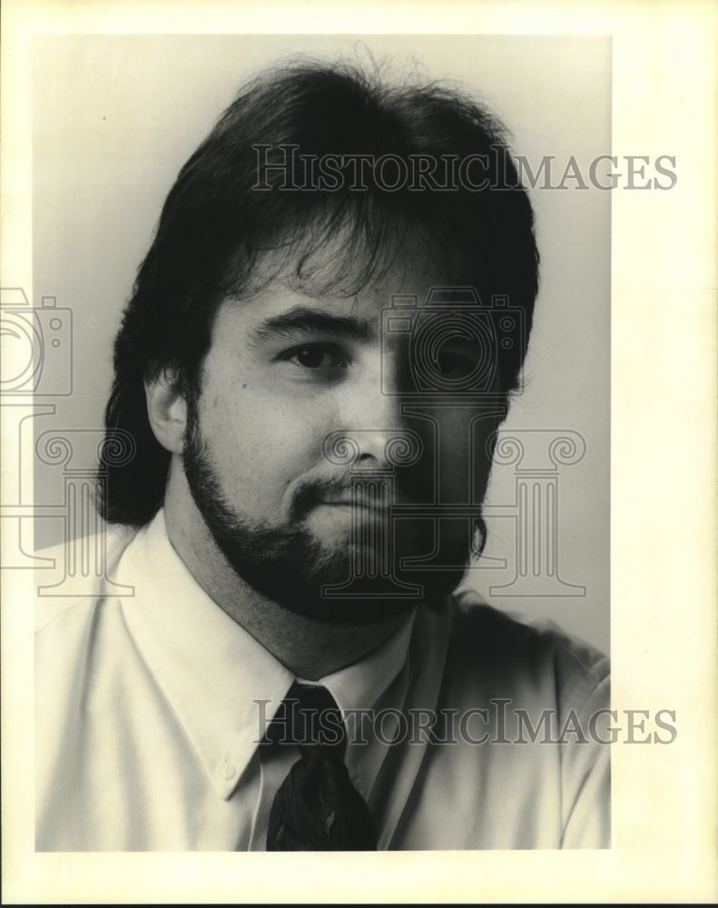 1995 Press Photo Paul Fresty, new graphics editor, Times Picayune - Historic Images