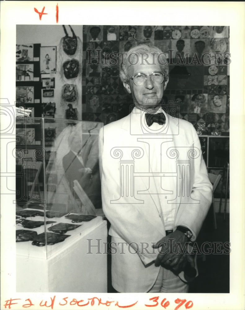 1991 Press Photo Judge Martin L.C. Feldman at Tulane Alumni Event - Historic Images