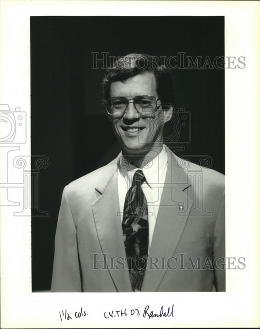 1995 Press Photo Randall Feldman, WYES President of New Orleans' PBS affiliate - Historic Images
