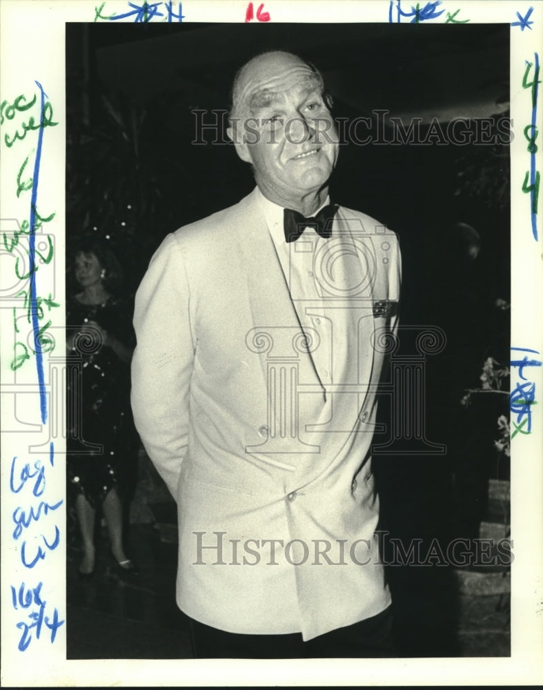 1988 Press Photo Polo Ball Party attendee Major Ronald Ferguson - nob11763 - Historic Images