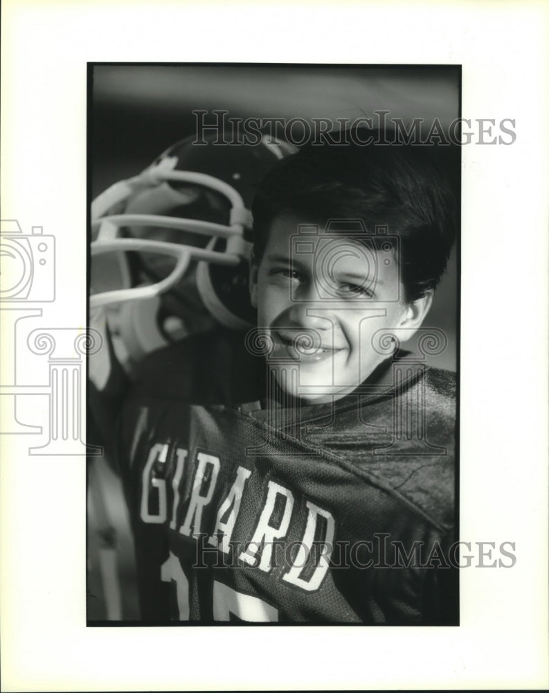 1993 Press Photo Football - Joseph Fredella of Girard Playground - nob11882 - Historic Images