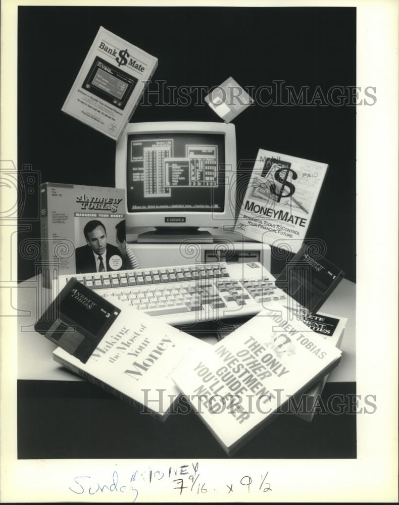 1989 Press Photo Financial planning material - Historic Images