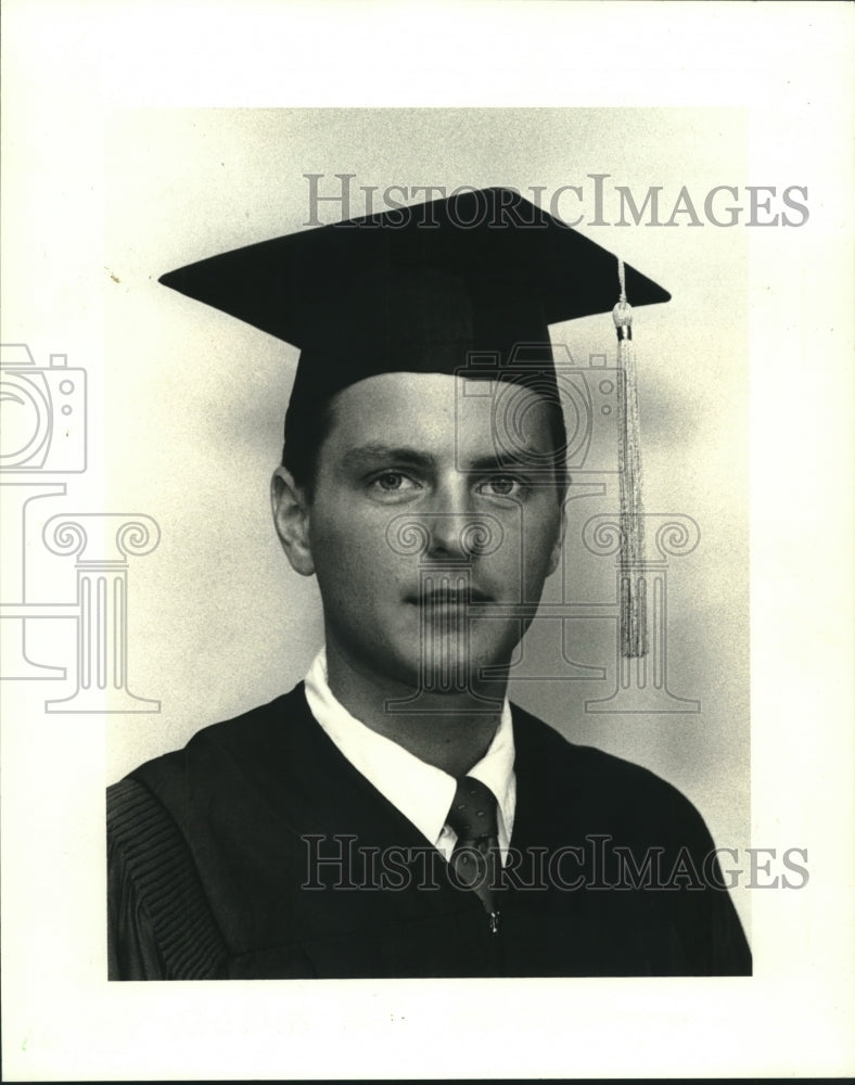 1988 Press Photo David Filo, Tulane University top engineering graduate - Historic Images