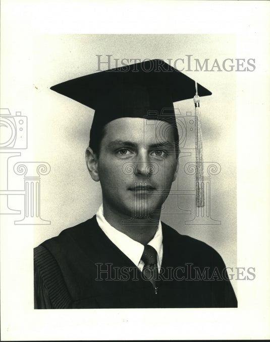 1988 Press Photo David Filo, Tulane University top engineering graduate - Historic Images