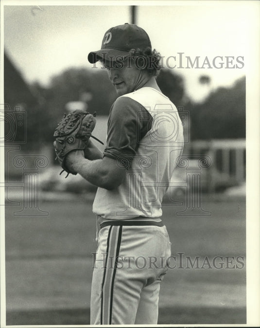 1984 Press Photo Delgado Fred Frazier, pitcher. - nob12037 - Historic Images