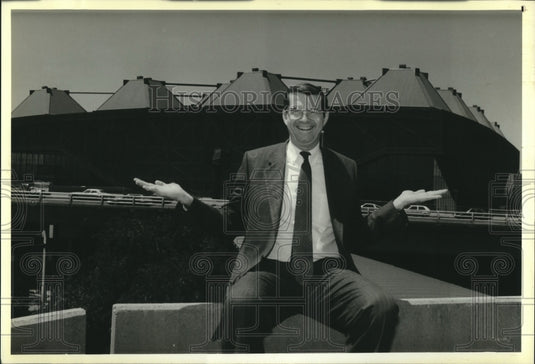 1988 Press Photo Don Fowler, Democratic national Convention executive in Atlanta - Historic Images