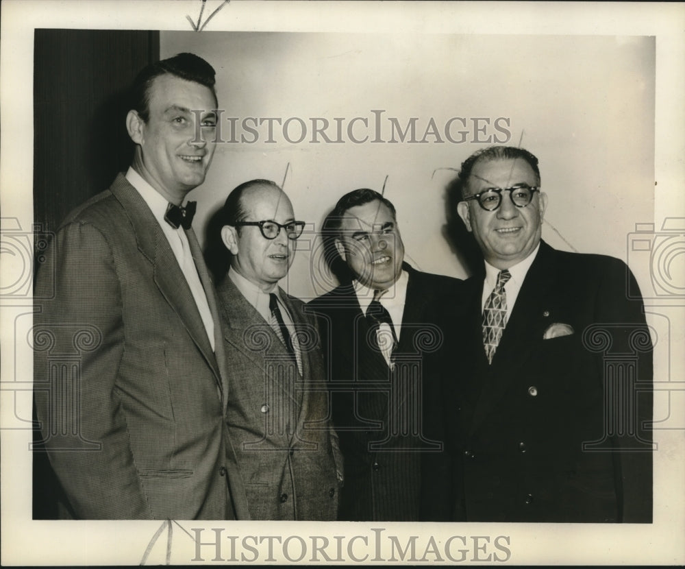 1951 Frank Fonte, Bill Abraham, Ferdinand Petrie &amp; Robert Magoni - Historic Images