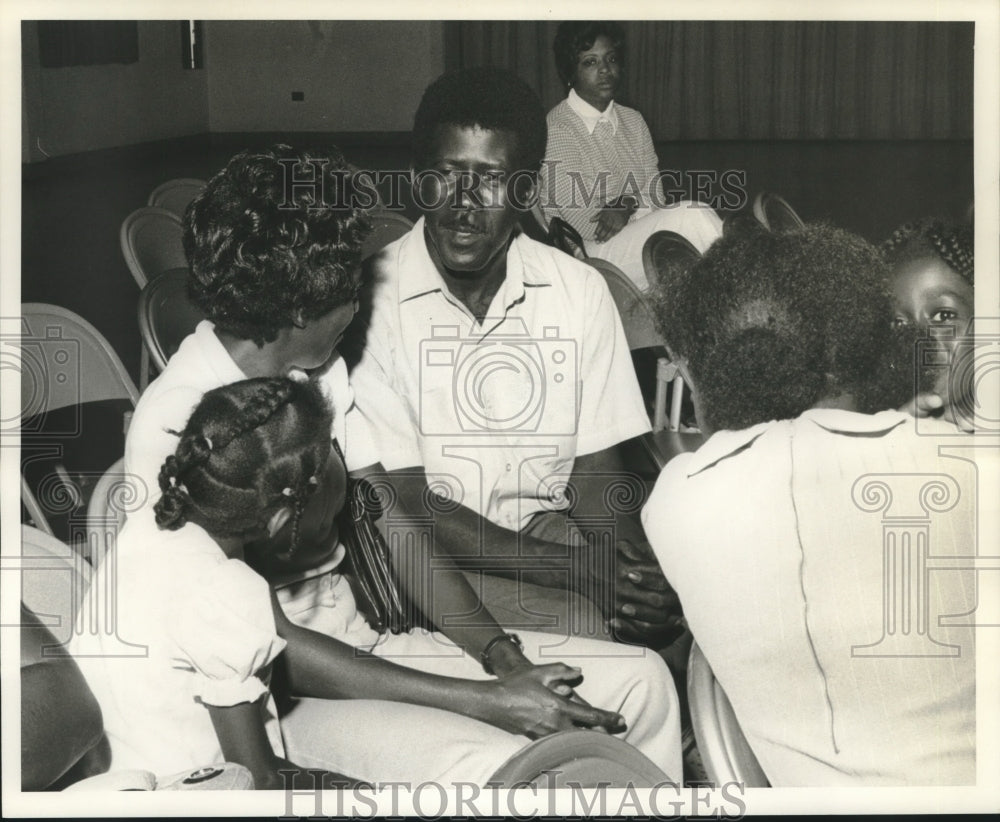 1973 Press Photo Huet Freeman, sugarcane worker of Napoleonville - nob12698 - Historic Images