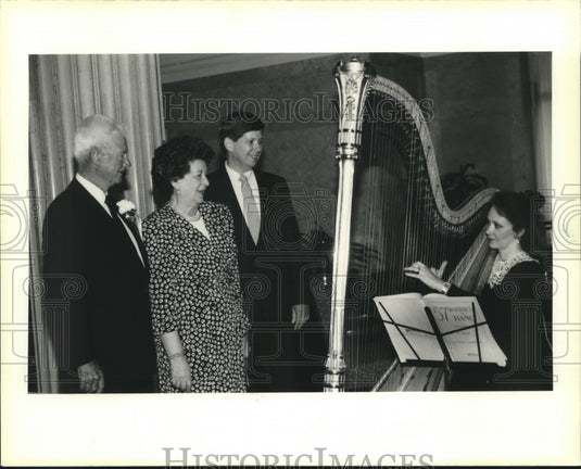 1990 Press Photo Consular Corps reception sponsored by Foreign Relations Assoc. - Historic Images