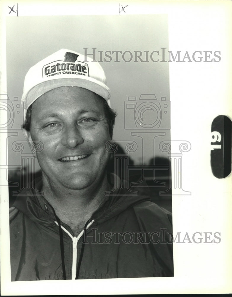 Press Photo St. James head football coach Rick Gaille. - Historic Images