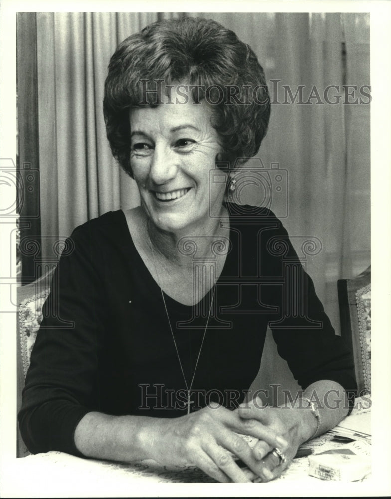 1978 Press Photo Segregationist Mrs. B.J. Gaillot, Jr. - nob13052 - Historic Images