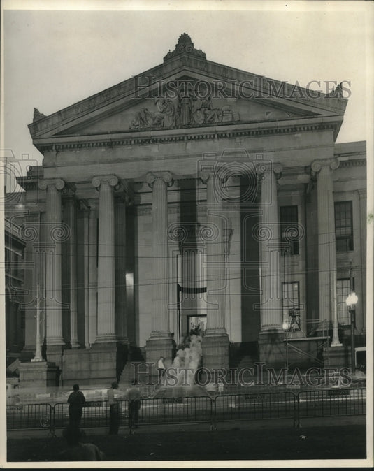 1964 Press Photo Gallier Hall in New Orleans. - nob13150 - Historic Images
