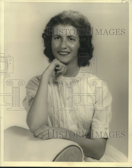 1958 Miss Theresa Ganci to become the bride of Mr. Russell Fontenot - Historic Images
