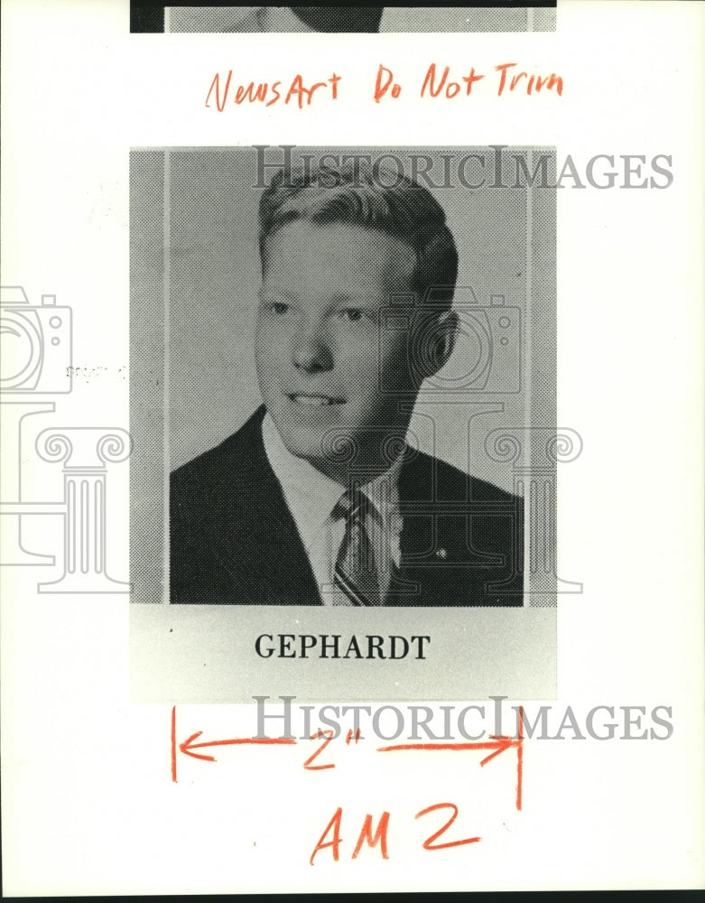 1989 Press Photo Gephardt - Historic Images