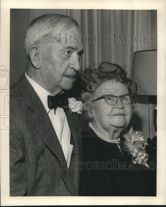 1960 Press Photo Mr. & Mrs. Harry P. Gamble celebrate 66th wedding anniversary. - Historic Images