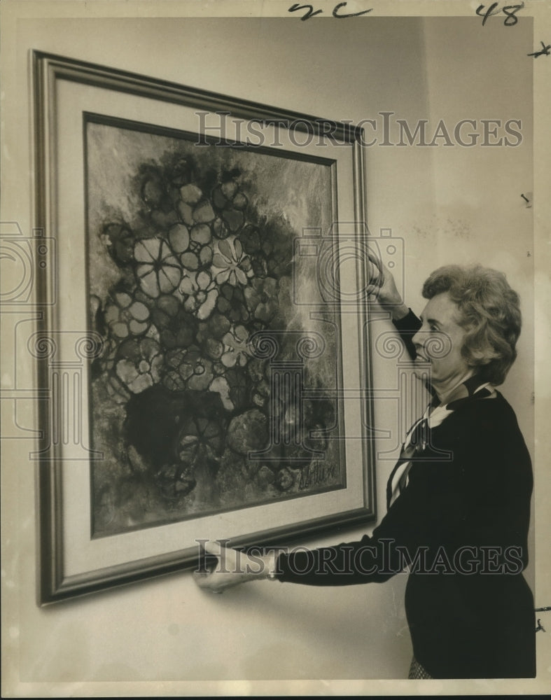 1971 Sherrie Sollie's Spanish Flower displayed by Peggy Fortier - Historic Images