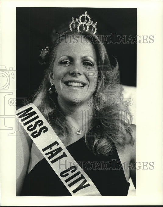 1979 Press Photo Susan Fortier, Miss Fat City - nob13302 - Historic Images