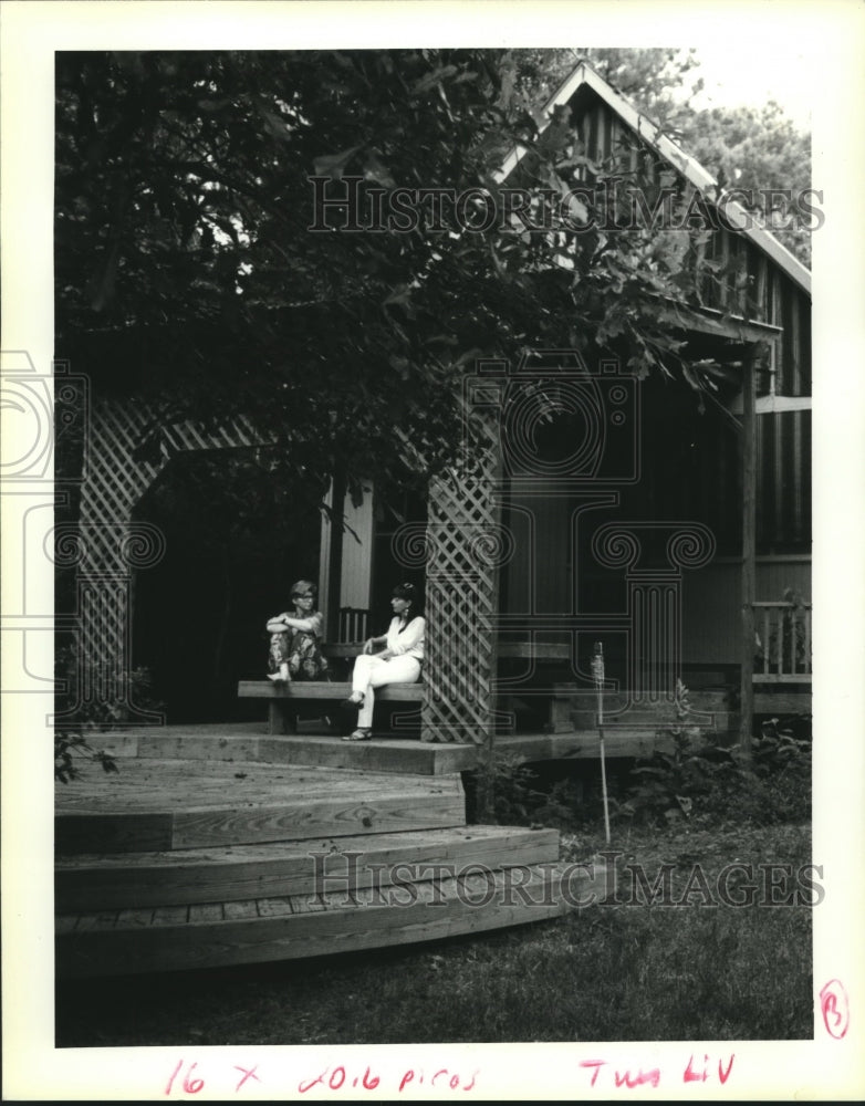 1992 Press Photo Exercise class at Four Winds Foundation near Madisonville - Historic Images