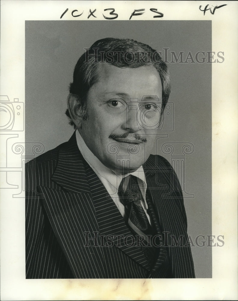 1975 Paul L. Galey, president, Louisiana Polygraph Association - Historic Images