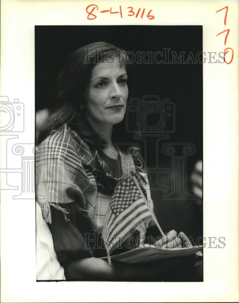 1988 Press Photo Ann Franicevic of Yugoslavia becomes a U. S, citizen - Historic Images