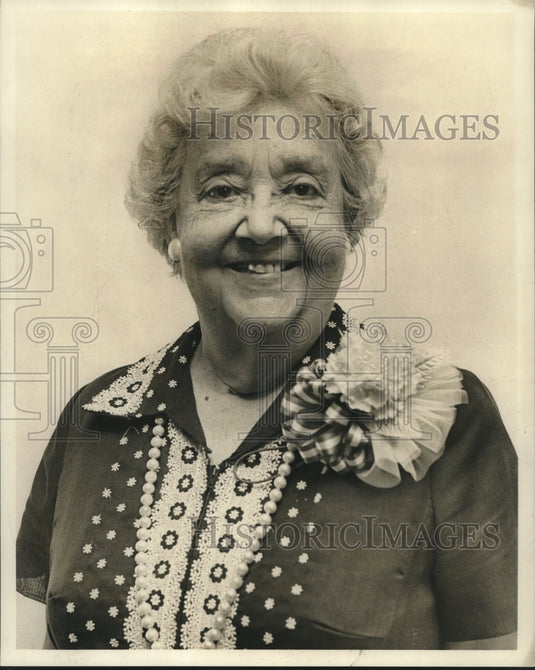 1972 Press Photo Mrs. Camilla Mays Frank, author - nob13587 - Historic Images