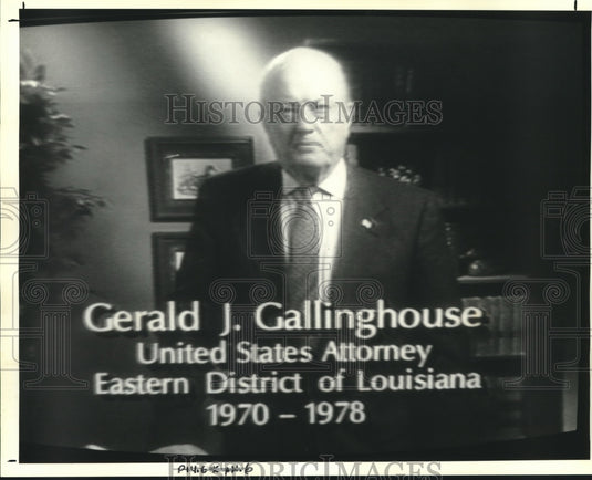 1991 Press Photo Gerald J. Gallinghouse's ad in support of Edwin Edwards - Historic Images