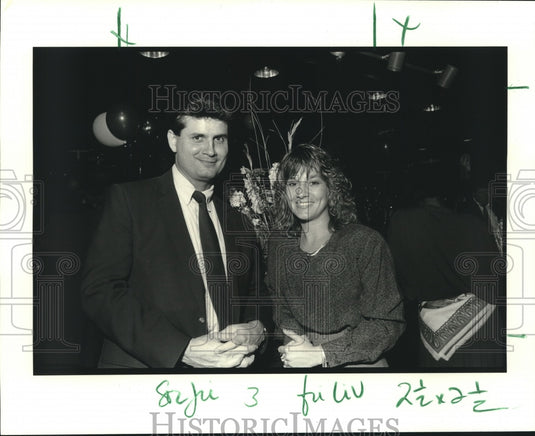 1989 Press Photo U.S. Attorney's Office - Mark Gallinghouse, Jill Ondrejko - Historic Images